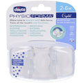 CHICCO Gomm Sil Crystal 2-6 2Buc., 2 buc.