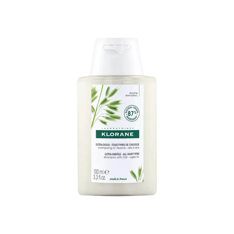 KLORANE – Șampon Ultra-Delicat cu Lapte de Ovăz, 100 ml