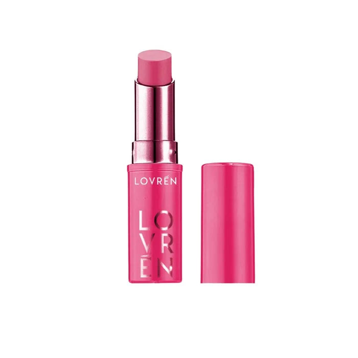LOVRÉN MAKE UP – LB2 Lip Stick Balm Color Boost Burro di Cacao Colorato Rubino, 3,5 g