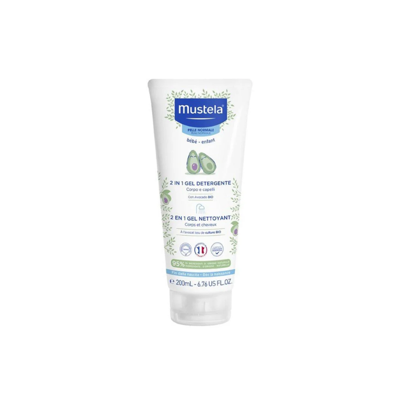 MUSTELA – Gel 2 în 1 Păr și Corp 300 ml