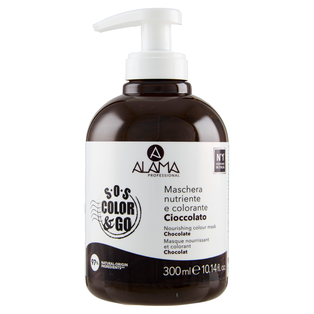 ALAMA S.O.S. Color&Go Mască nuanțatoare Ciocolatiu, 300 ml