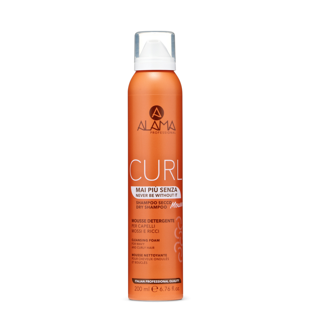 ALAMA Curl - Șampon uscat pentru păr creț și ondulat, 200 ml