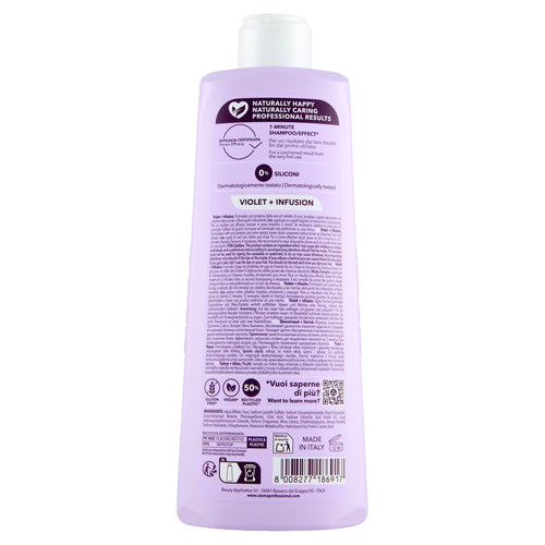 ALAMA No-Yellow Șampon anti-galben pentru păr blond, gri sau decolorat, 500 ml