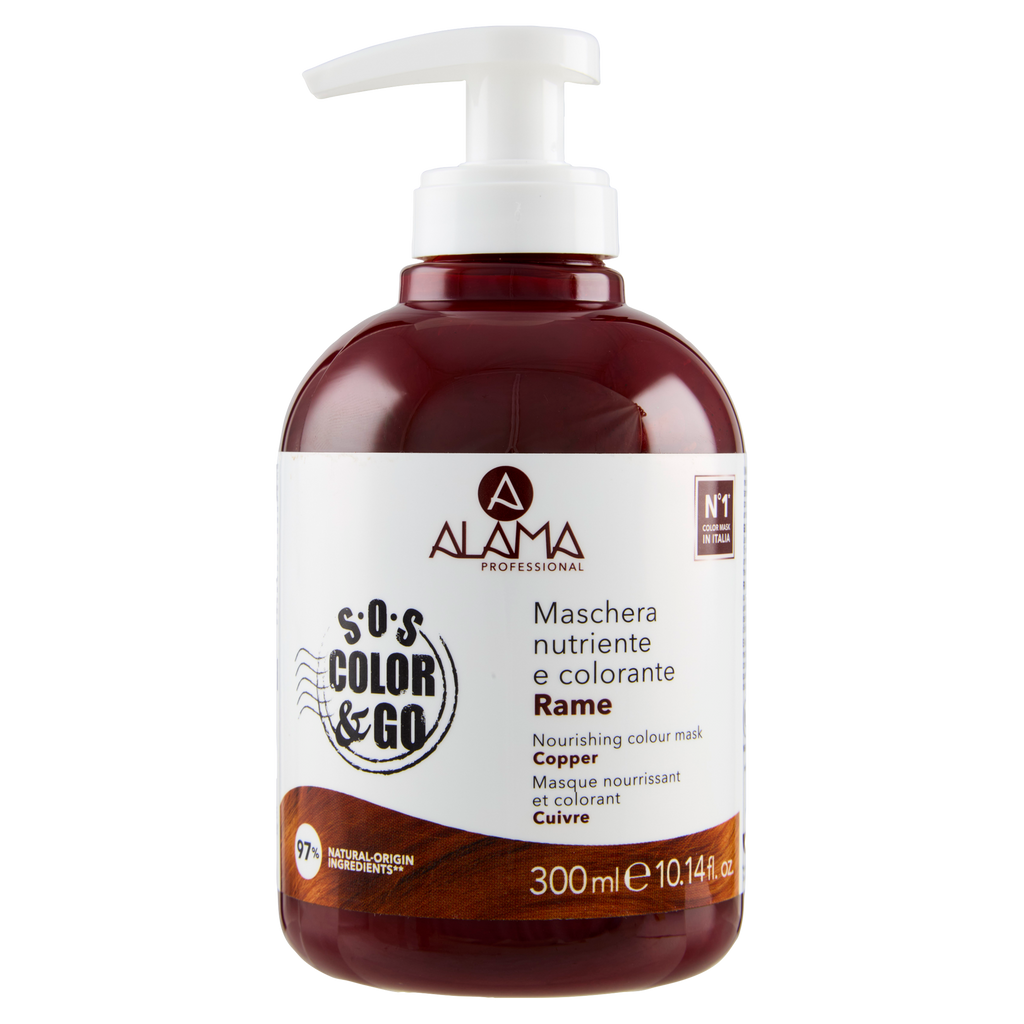 ALAMA S.O.S. Color&Go Mască nuanțatoare Cupru, 300 ml