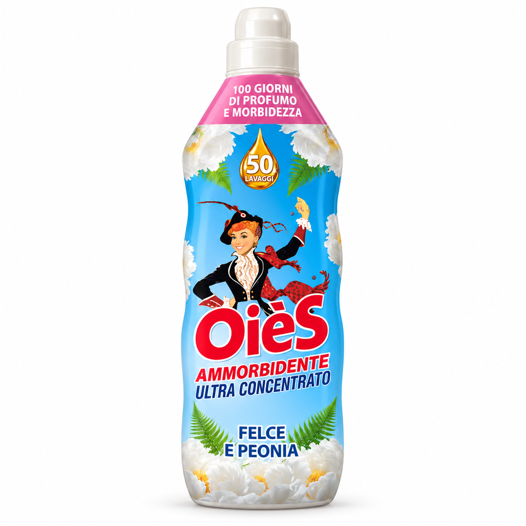 OIES Balsam de rufe concentrat Bujor, 1 L, 50 spălări