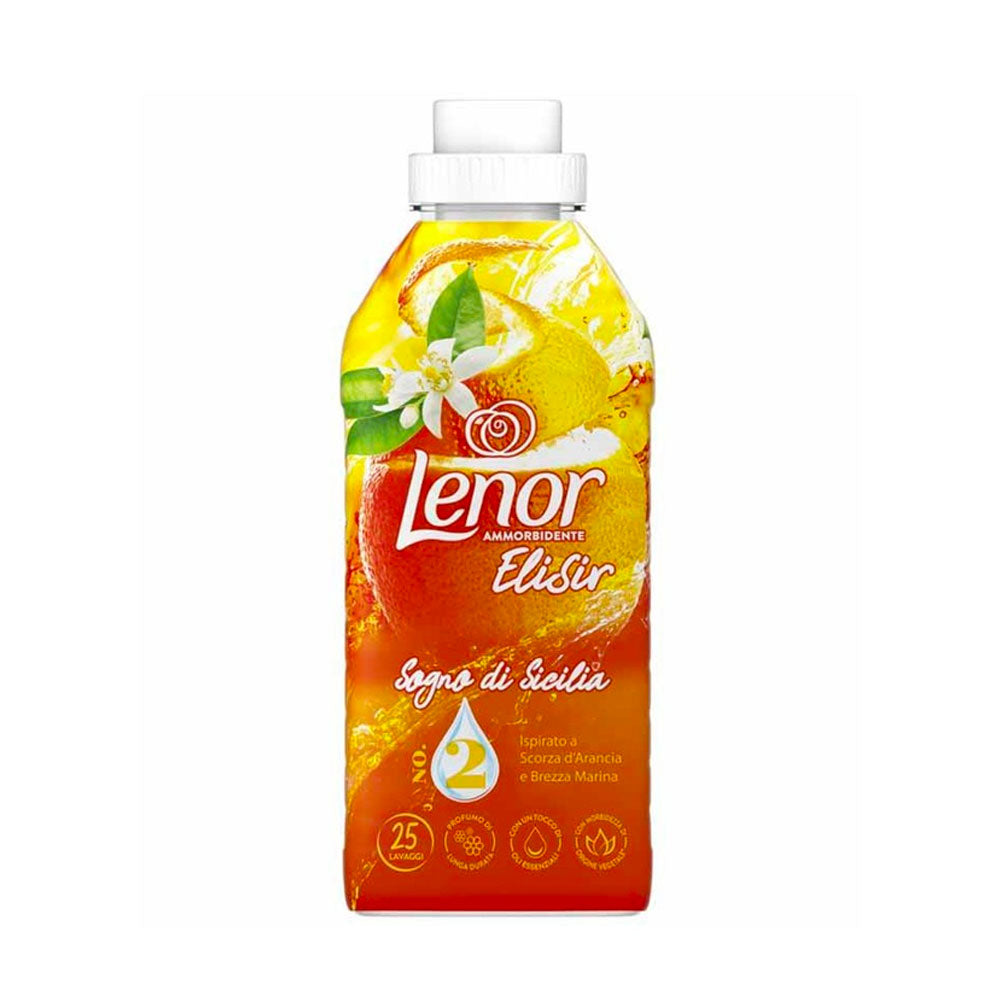 LENOR Balsam de rufe Elixir Sicilia, 25 spălări, 525 ml