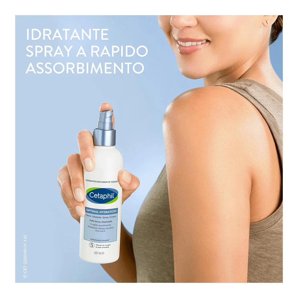 CETAPHIL OPTIMAL HYDRATION – Ser Hidratant Spray pentru Corp, 207 ml