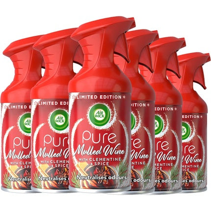 AIR WICK Pure Odorizant spray Vin fiert, 250 ml