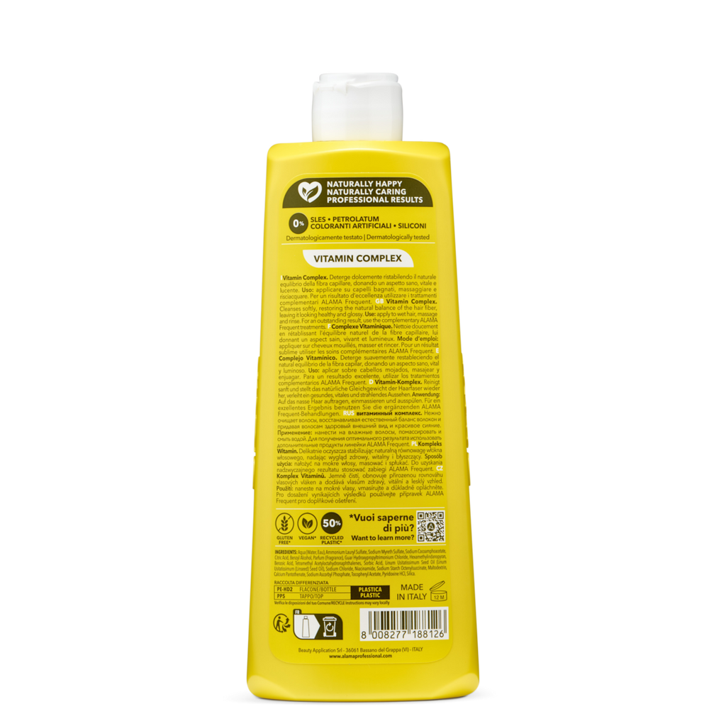ALAMA Frequent - Șampon pentru utilizare frecventă, pentru toate tipurile de păr, 500 ml