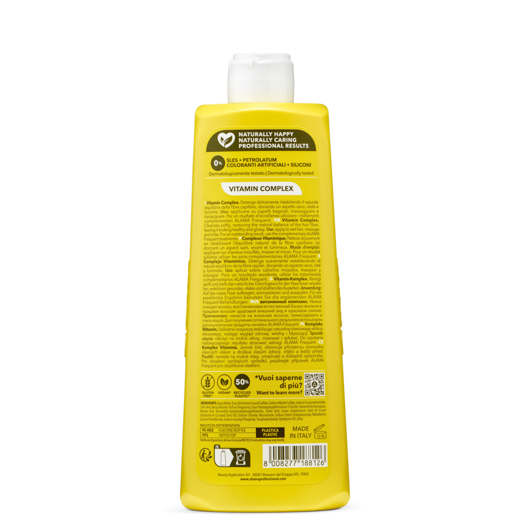 ALAMA Frequent - Șampon pentru utilizare frecventă, pentru toate tipurile de păr, 500 ml