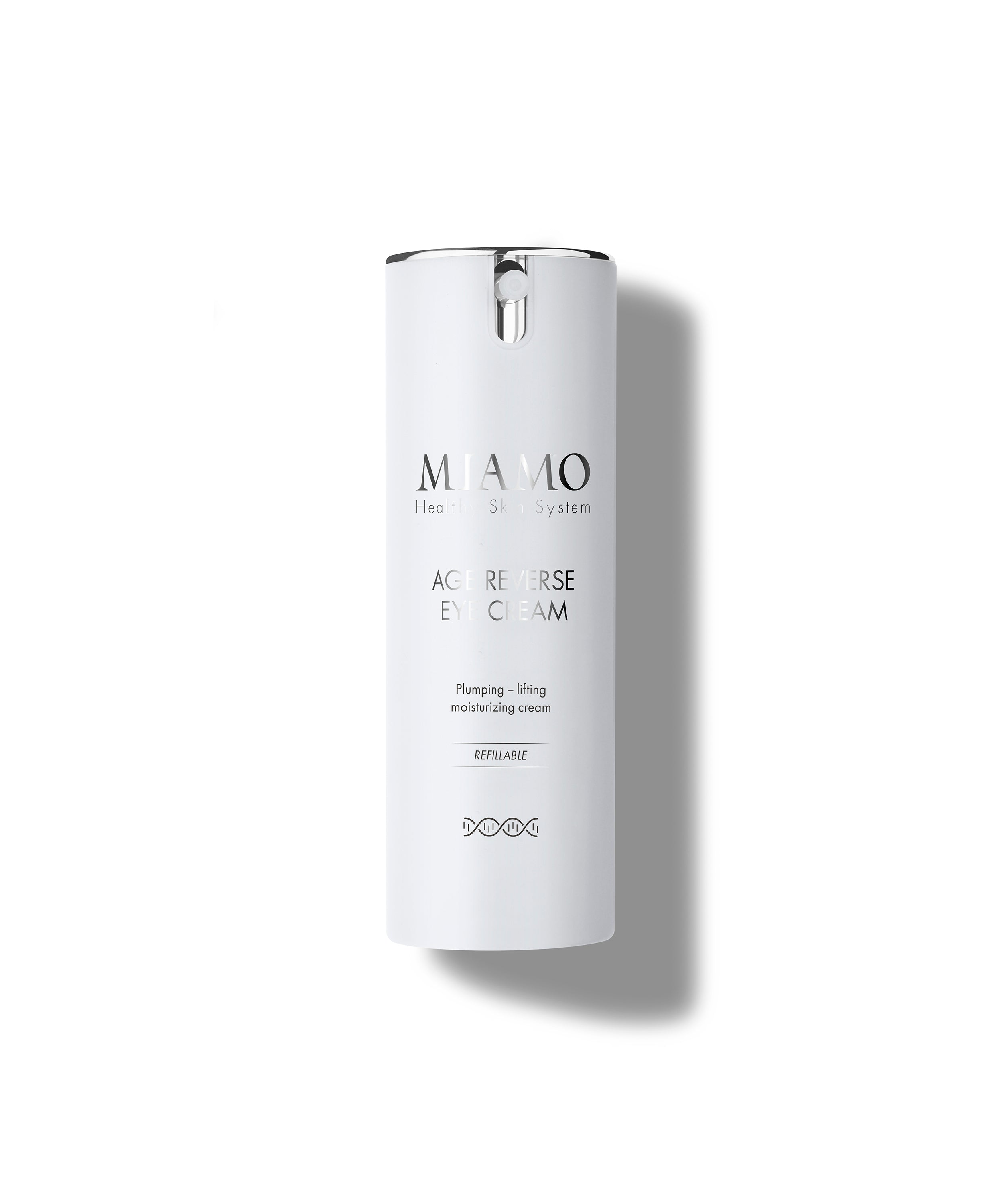 MIAMO A ge Reverse - A ge Reverse Eye Cream reîncărcabilă, cremă hidratantă cu efect de volum și liftin g, 15 ml