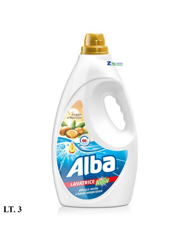 ALBA Detergent lichid pentru rufe ARGAN E Narcisă, 60 spălări, 3000 ml