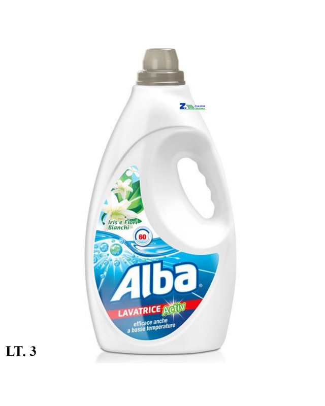 ALBA Detergent lichid pentru rufe Iris și flori, 60 spălări, 3000 ml