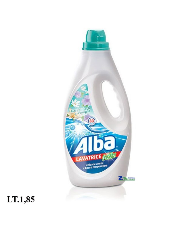 ALBA Detergent lichid pentru rufe Flori și vanilie, 33 spălări, 1850 ml