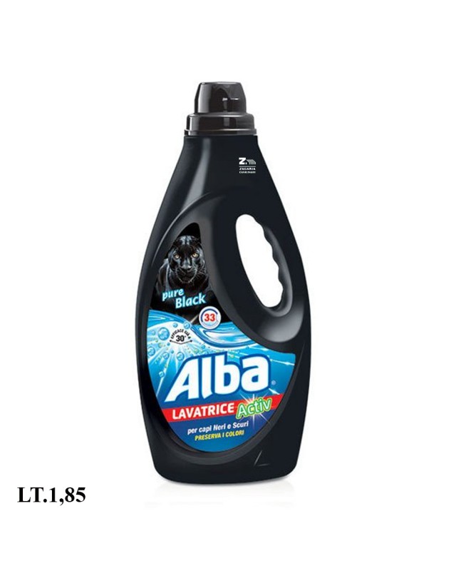 ALBA Detergent lichid pentru rufe PURE BLACK, 33 spălări, 1850 ml