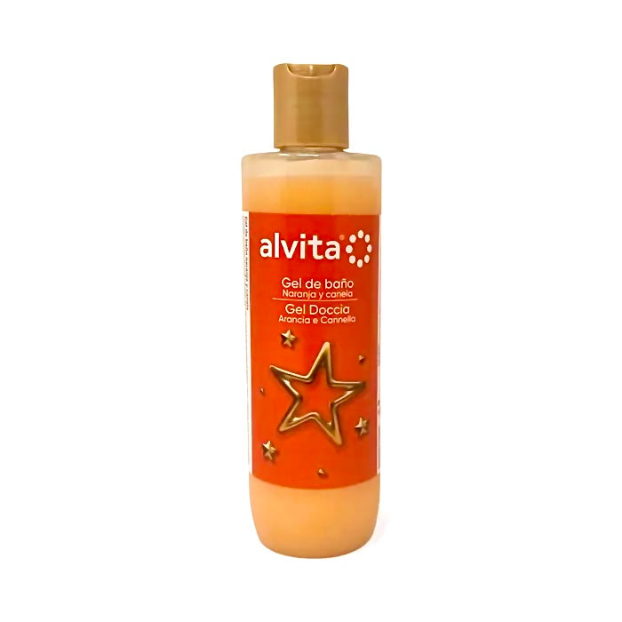 ALVITA Gel de Duș Portocală și Scorțișoară, 250ml