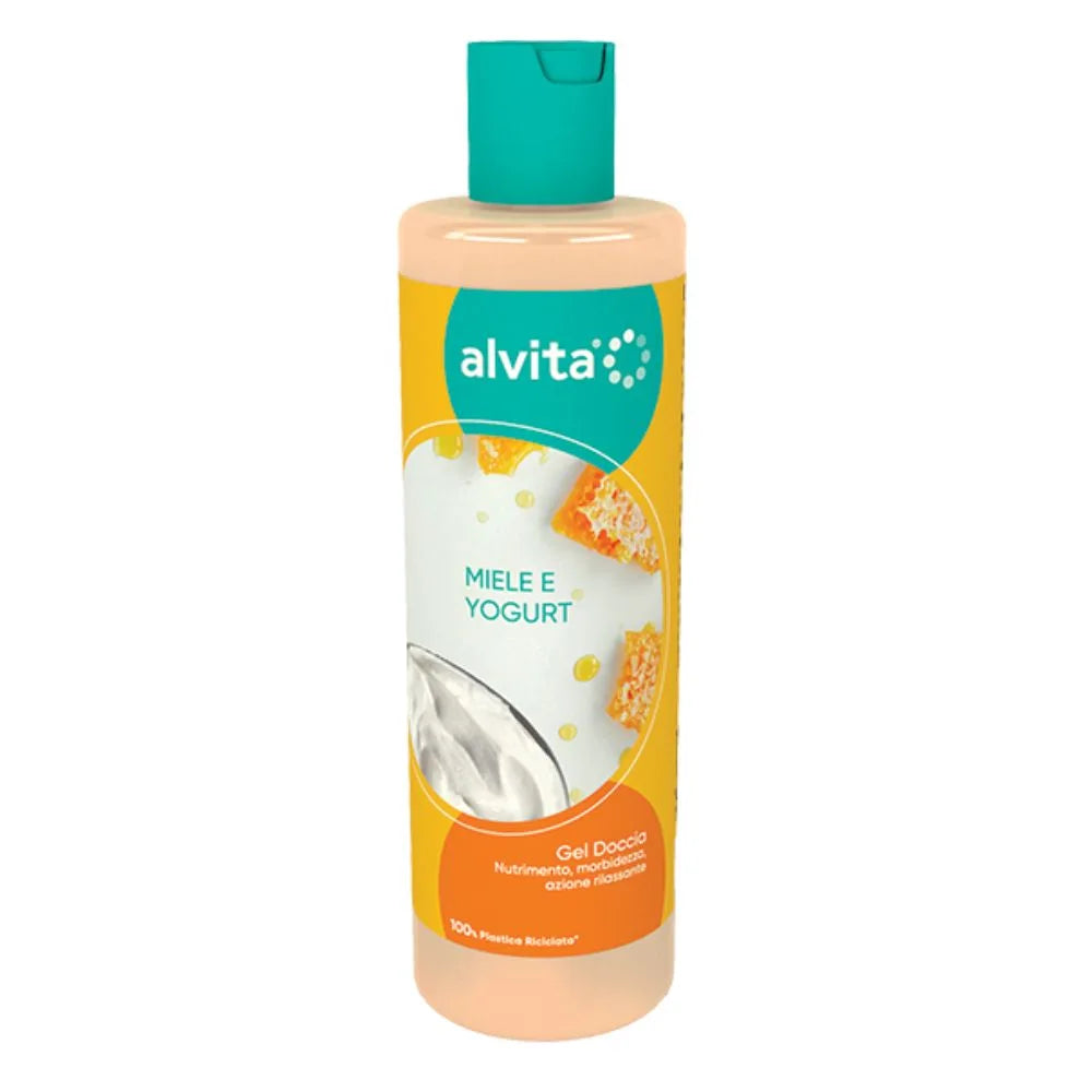 Alvita Gel de duș nutritiv cu miere și iaurt – 300 ml