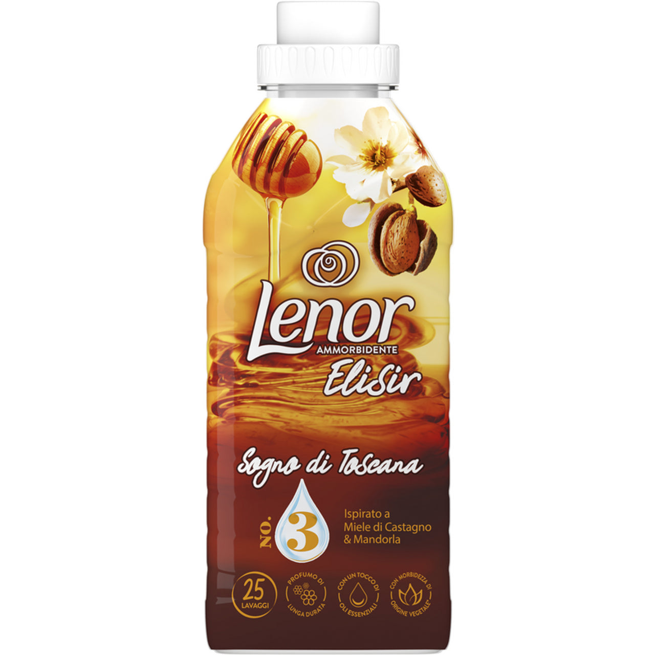 LENOR Balsam de rufe Elixir Toscana, 25 spălări, 525 ml