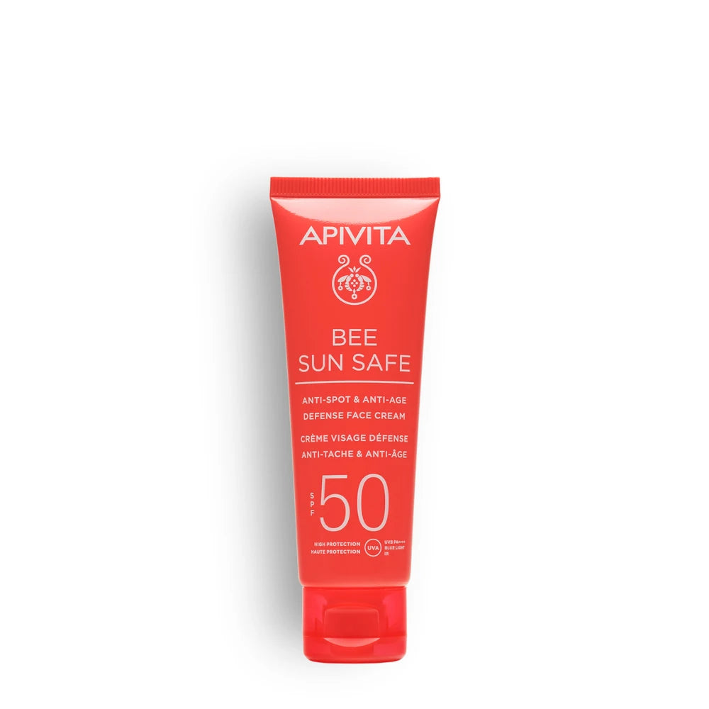 APIVITA — Bee Sun Safe Anti Spot & Anti Age Cremă Față SPF50, 50ml