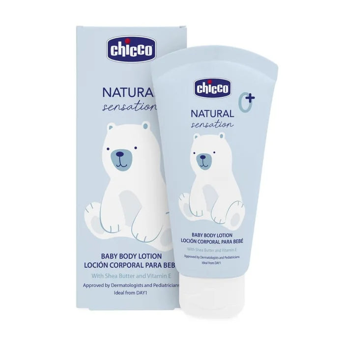 CHICCO – Cremă de corp pentru copii Natural Sensation 0M+, 150ml