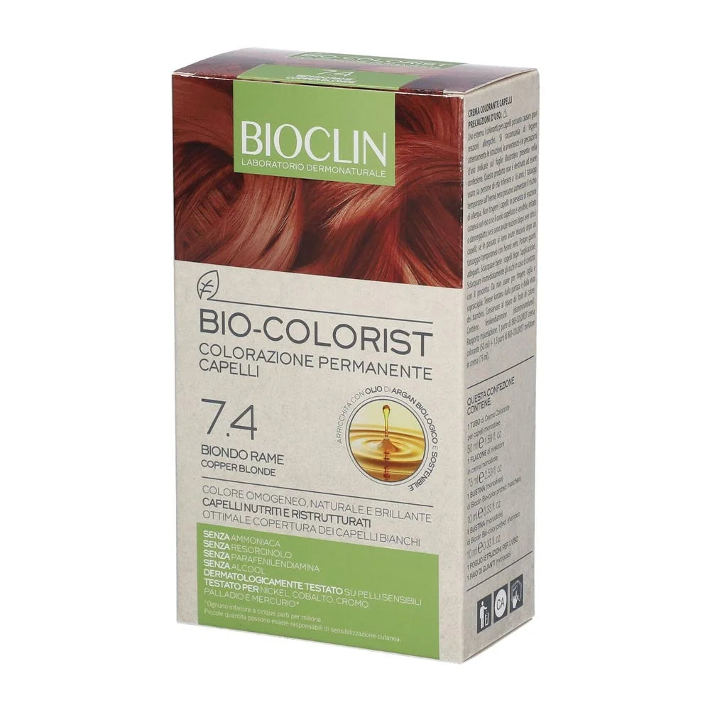 BIOCLIN - Colorare permanentă Bio-Colorist 7.4 Rosu arămiu