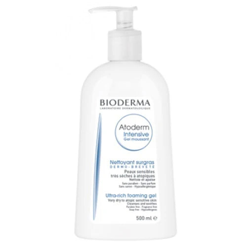 BIODERMA ATODERM - Gel Spumant Intensiv pentru Curățarea Corpului, 500ml