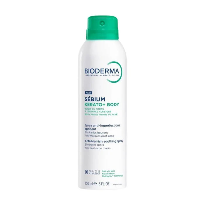 BIODERMA Sébium Kerato+ – Spray Anti-Acnee Corporală, 150ml