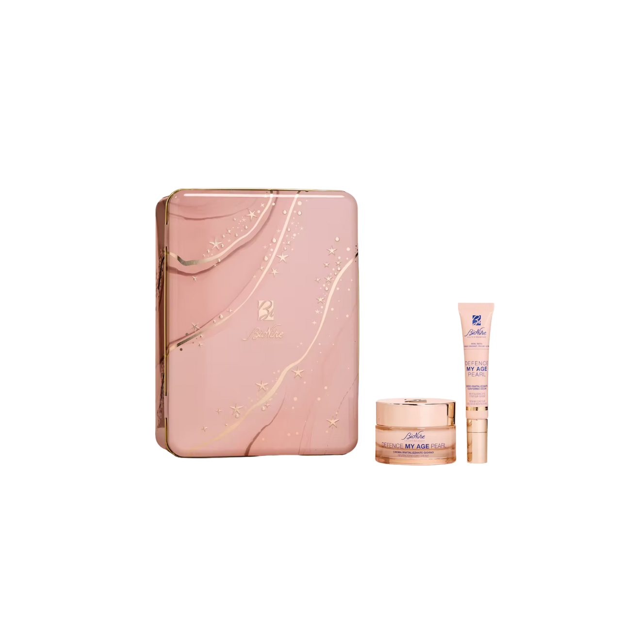 BIONIKE  Defence My Age Pearl CADOU – Cremă Zi Revitalizanta 50 ml + Ser Contur Ochi 15 ml