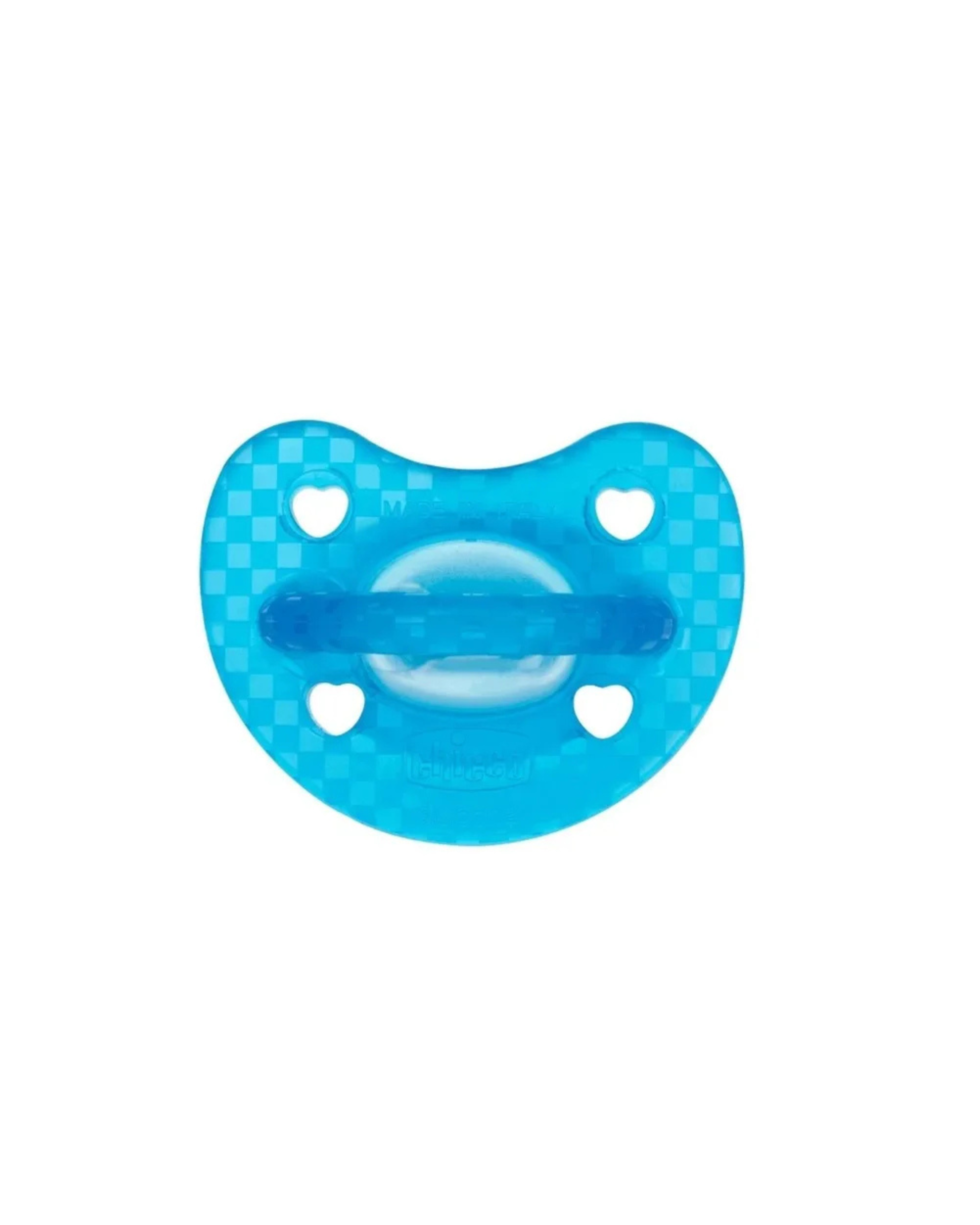 CHICCO – PhysioForma Luxe Fluo Suzeta 16-36M, Silicon, Albastru, 1 bucată