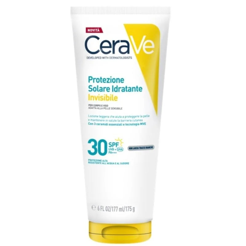 CERAVE Protecție solară hidratantă invizibilă SPF30, 177 ml