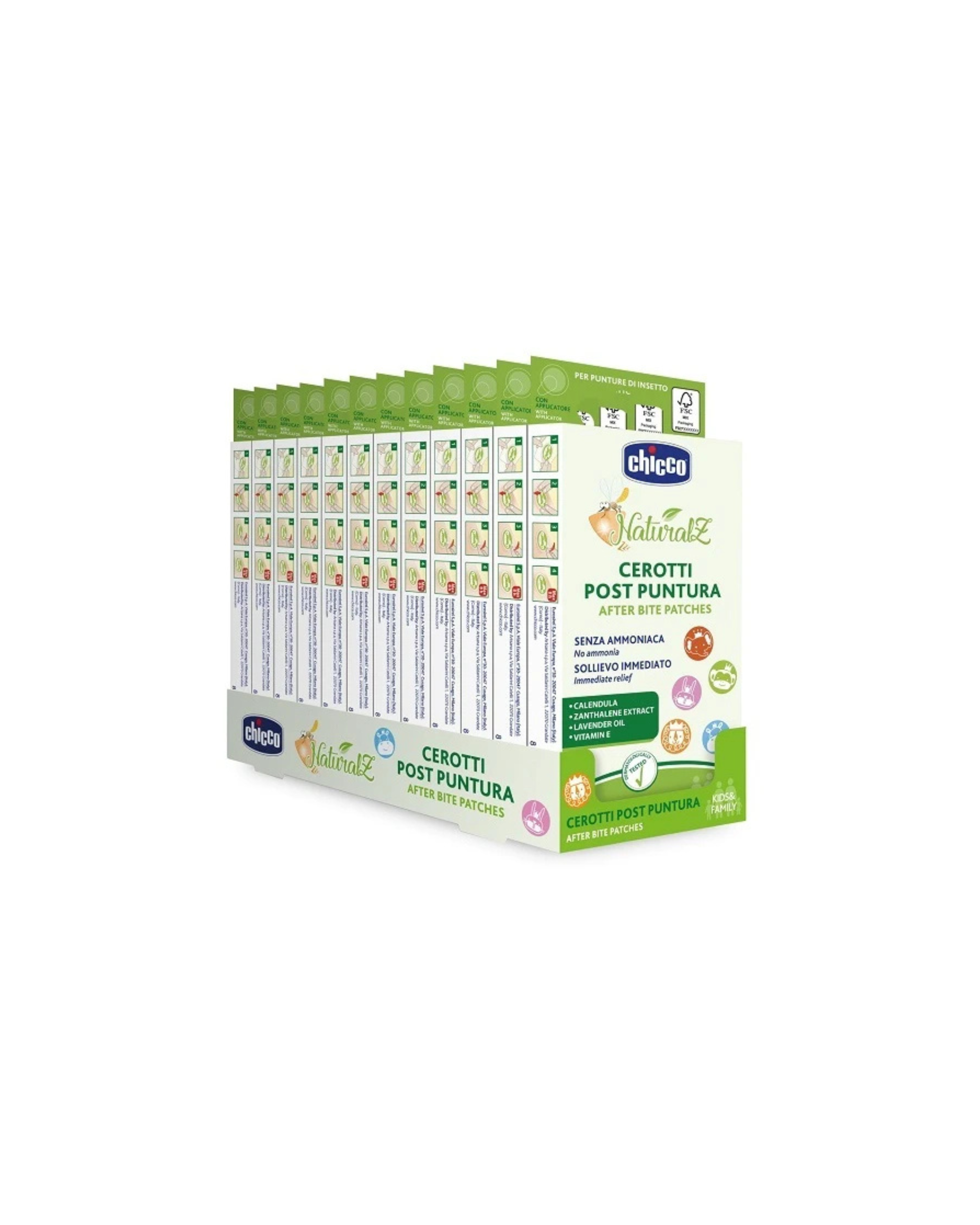 CHICCO – Plasturi după înțepătură pentru ameliorarea imediată, +3 ani, 30 bucăți