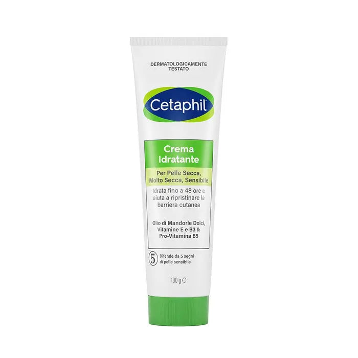 CETAPHIL – Cremă Hidratantă pentru Piele Uscată, Foarte Uscată și Sensibilă, 100 g