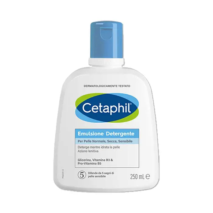 CETAPHIL – Emulsie de Curățare pentru Piele Sensibilă, Uscată și Intolerantă, 250 ml
