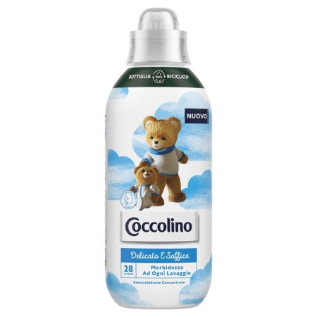 COCCOLINO Balsam de rufe Delicat & Moale, 28 spălări, 645 ml