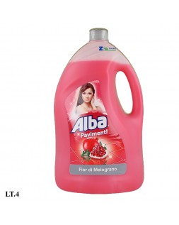 ALBA Detergent pentru pardoseli Floare de rodie, 4000 ml