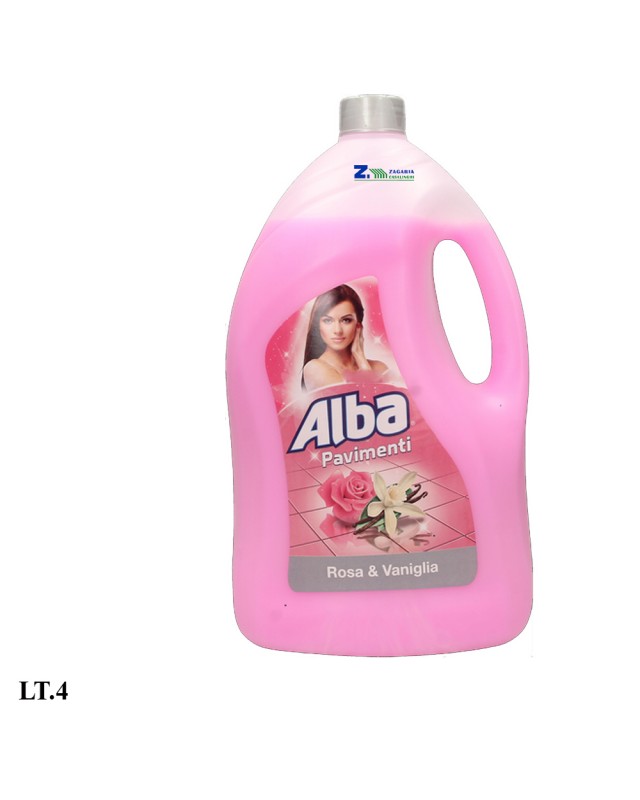 ALBA Detergent pentru pardoseli Trandafir și vanilie, 4000 ml