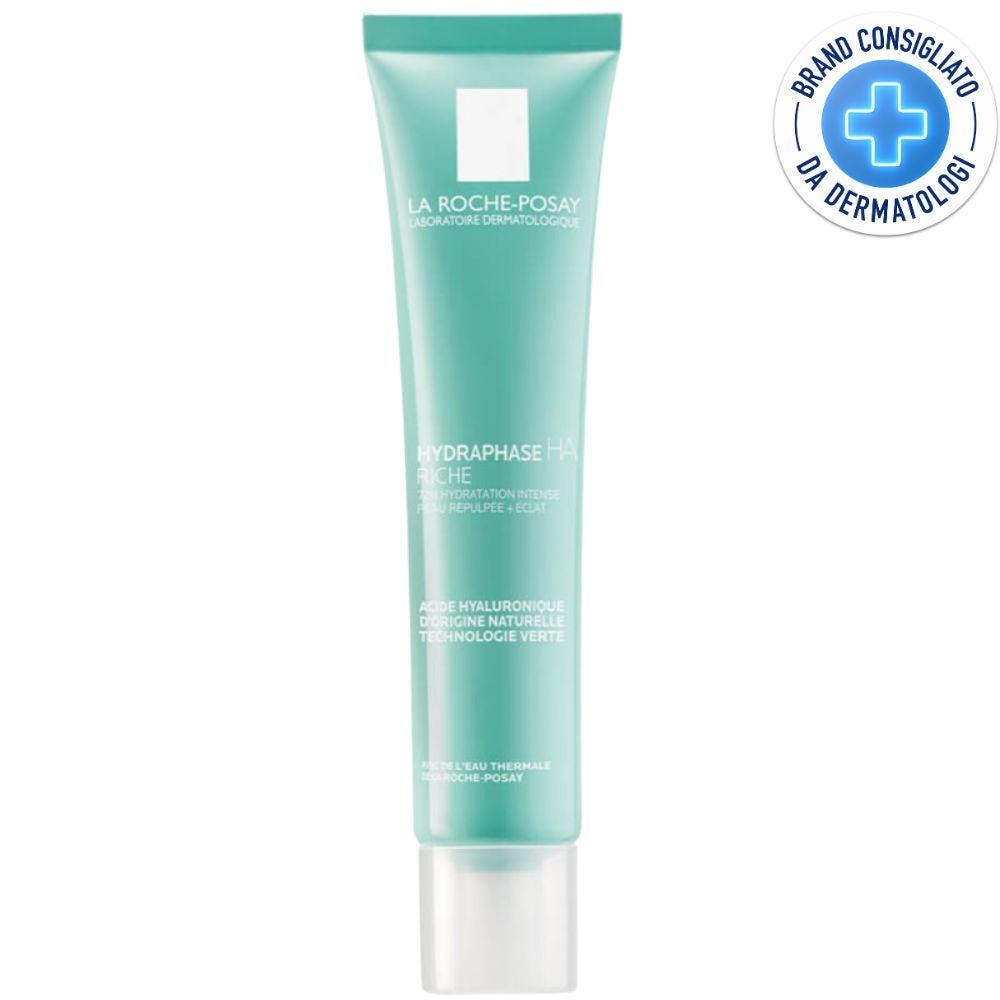 LA ROCHE-POSAY Hydraphase HA Rich – Cremă hidratantă cu acid hialuronic pentru piele uscată, 40 ml