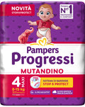 PAMPERS Progressi – scutece, maxi, 19 bucăți