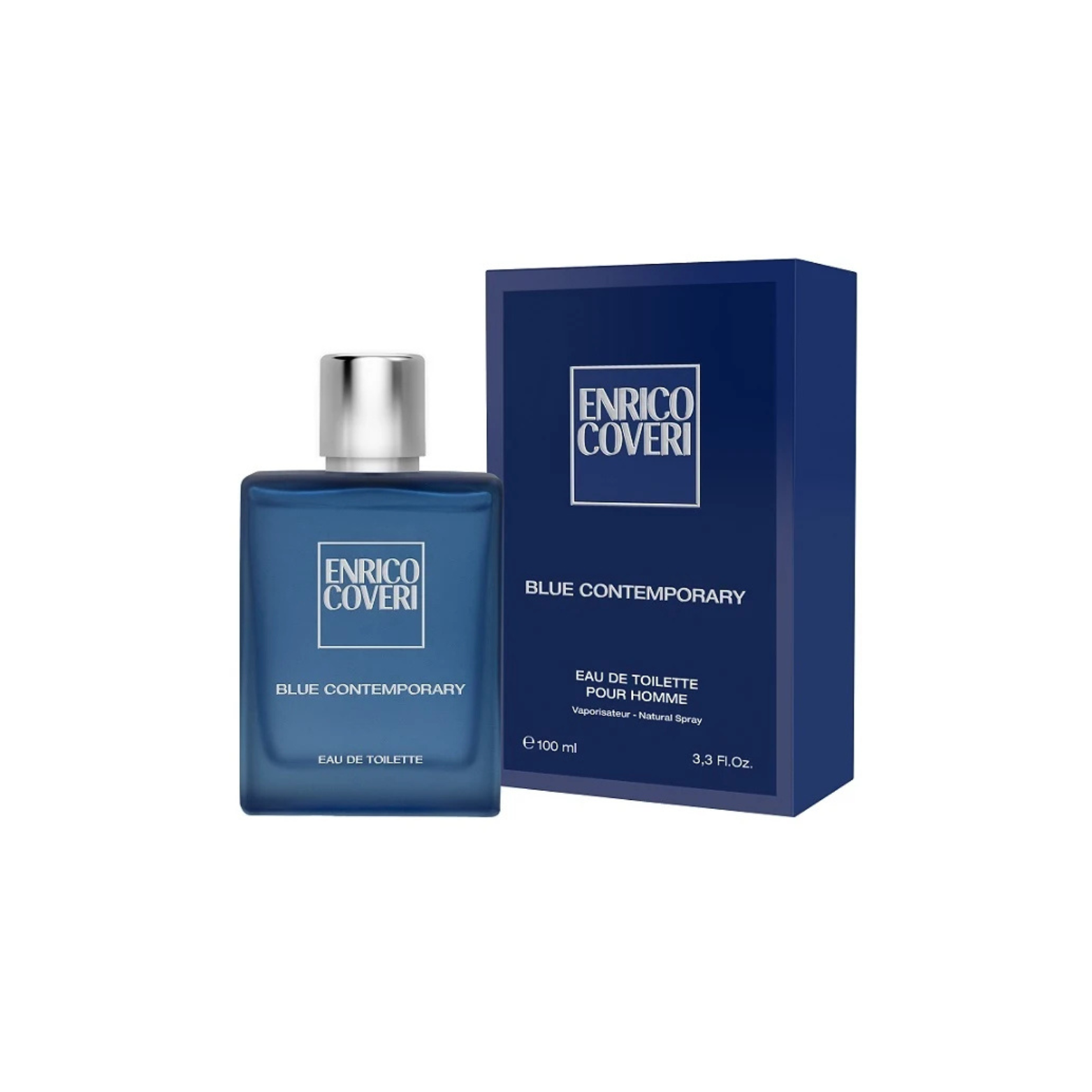 ENRICO COVERI Blue Contemporary Eau de Toilette – Parfum pentru Bărbați, 100ml