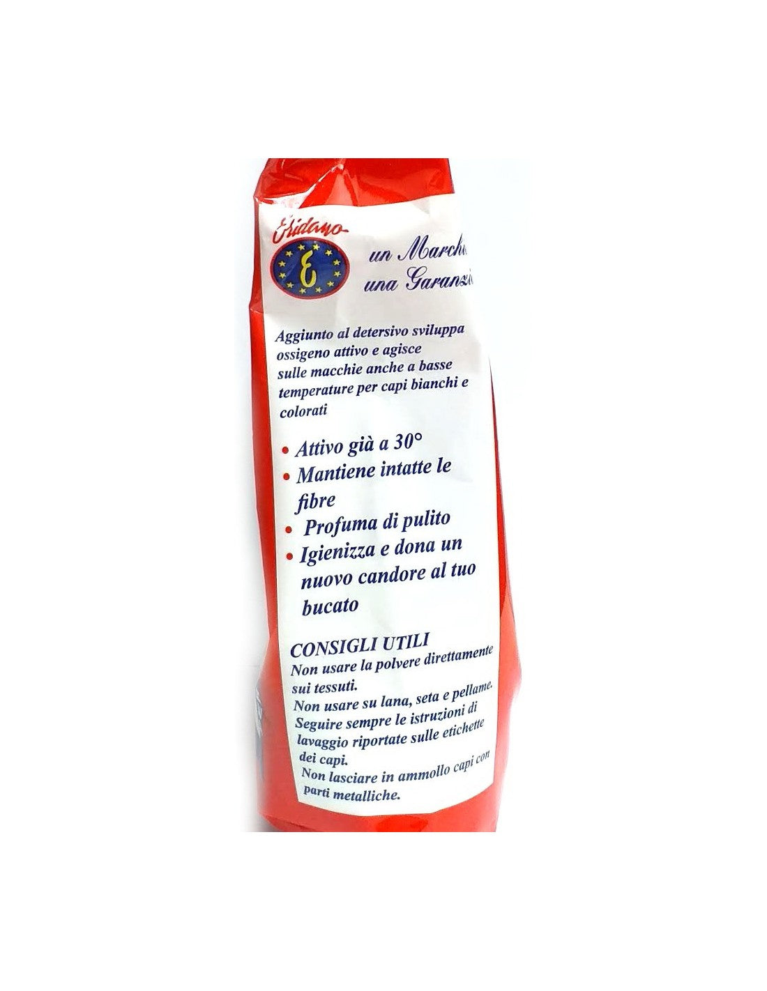 ERIDANO Super Sbiancante – aditiv pudră pentru albirea rufelor cu percarbonat, 750 g