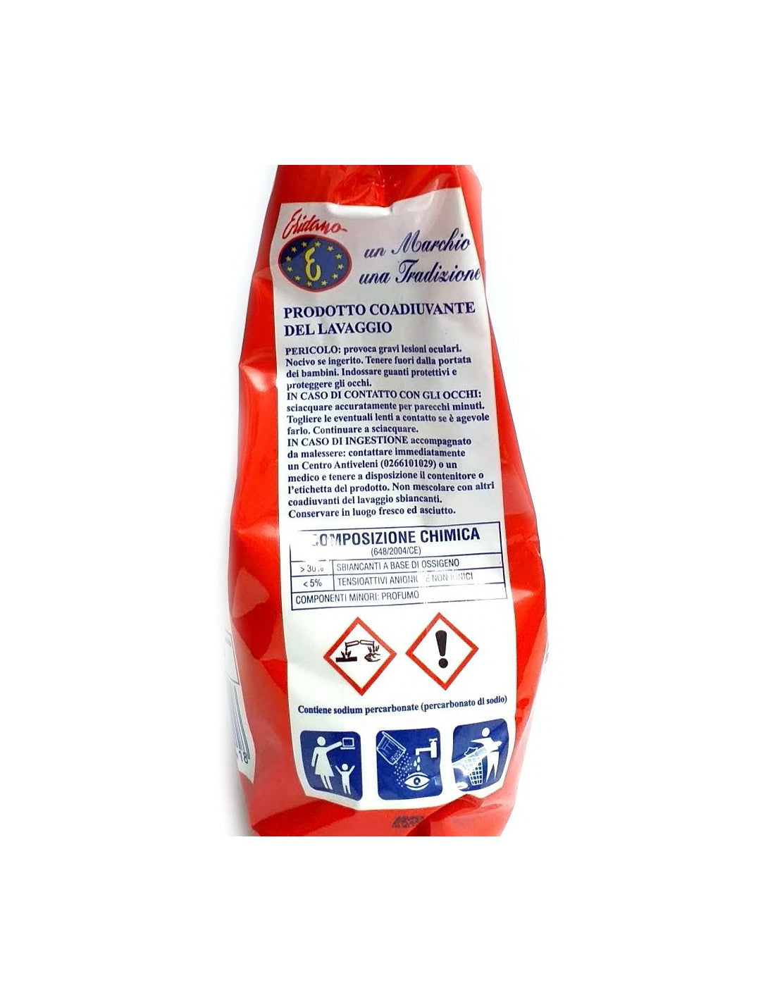 ERIDANO Super Sbiancante – aditiv pudră pentru albirea rufelor cu percarbonat, 750 g