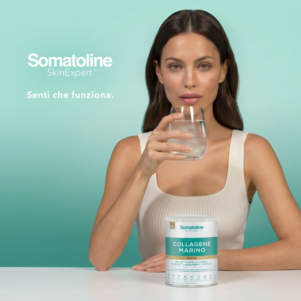 SOMATOLINE Colagen marin hidrolizat cu vitamina C, 278 g