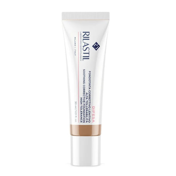 RILASTIL DIFESA – Fond de Ten Corector Calmant, nuanța 04, 30ml