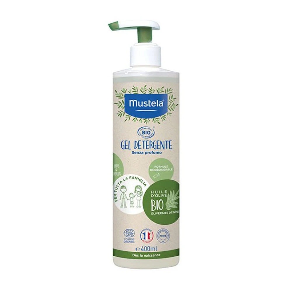 MUSTELA BIO – Gel Detergent Certificat BIO, 400 ml