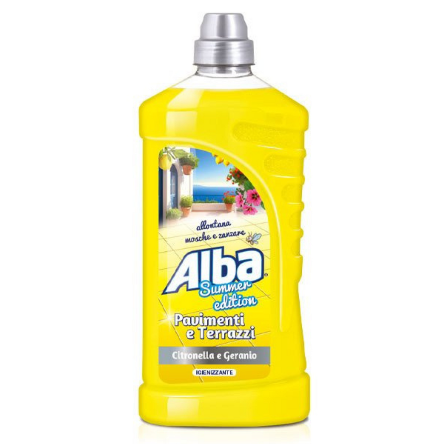 ALBA Summer Edition detergent pentru pardoseli și terase Citronella & Geranio, 1000 ml
