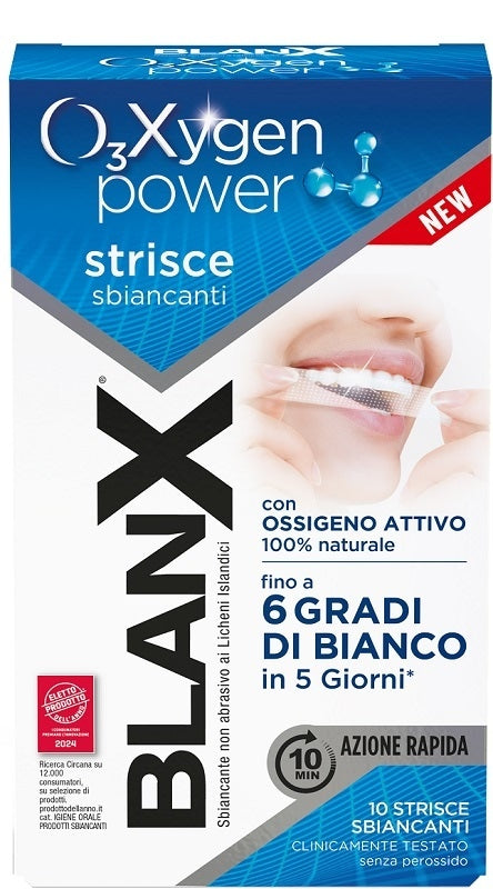 BLANX OXygen Power Benzi de Albire Dentară, 10 benzi