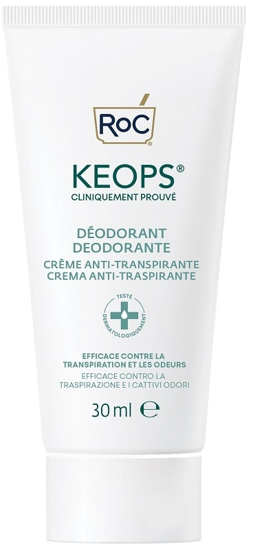 ROC Keops - Deodorant cremă antiperspirant pentru piele sensibilă, 30ml