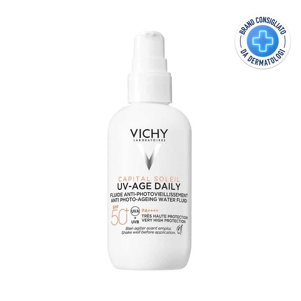 VICHY Capital Soleil UV-Age Daily SPF50+ – Fluid anti-fotoîmbătrânire pentru față 80 ml