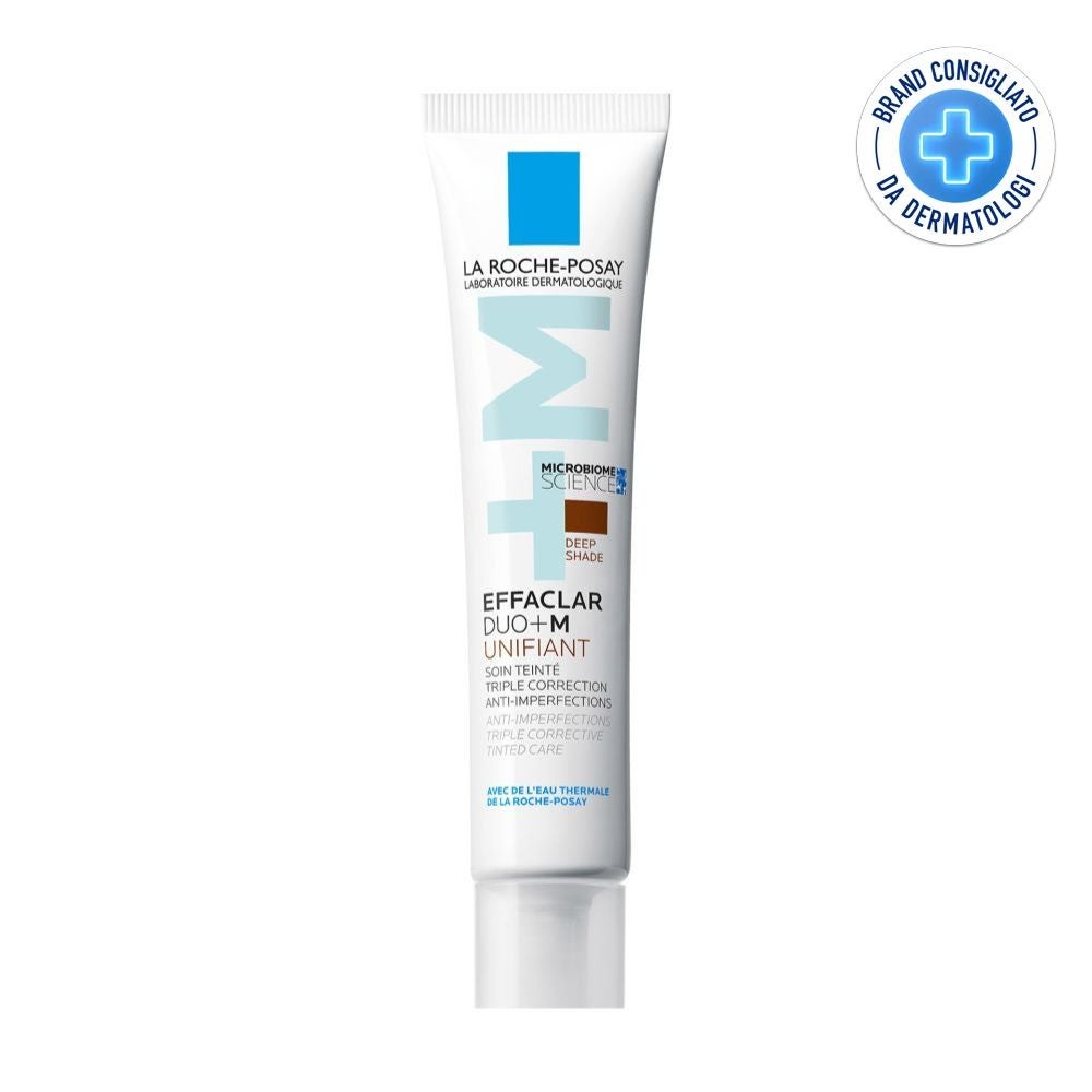 LA ROCHE-POSAY Effaclar Duo+M Unifiant Deep – Tratament colorat anti-imperfecțiuni, 40 ml