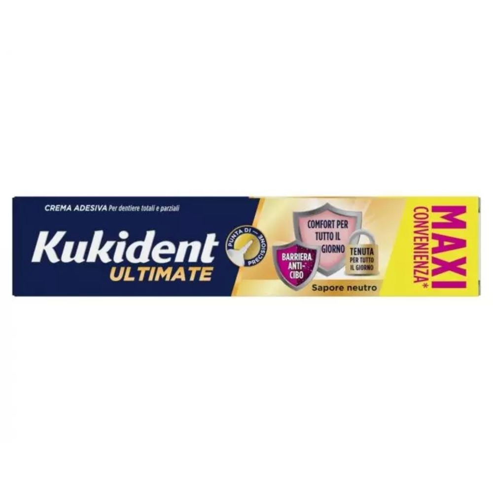 Kukident Ultimate Gust Neutru cremă adezivă pentru proteze dentare totale și parțiale, 57g